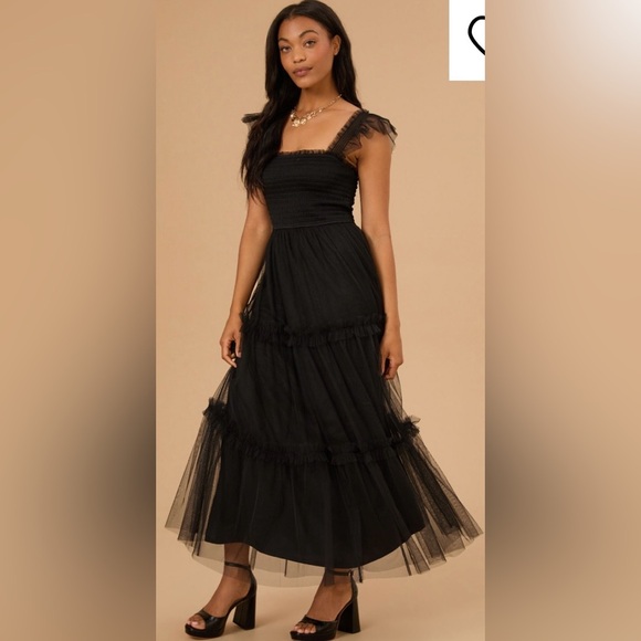 Altar’d State Kenna Tulle Maxi Dress - Picture 2 of 4